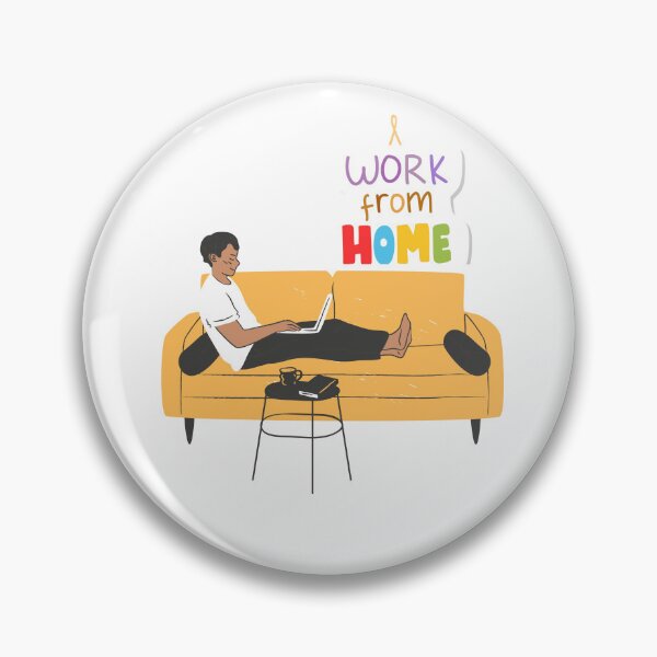 Item preview, Work from Home - Cozy and Modern Remote Work Illustration designed and sold by alkareem-ca.