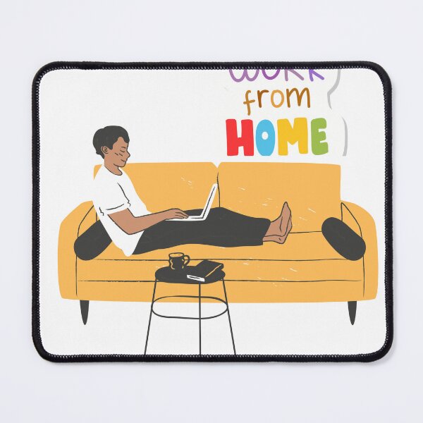 Item preview, Work from Home - Cozy and Modern Remote Work Illustration designed and sold by alkareem-ca.