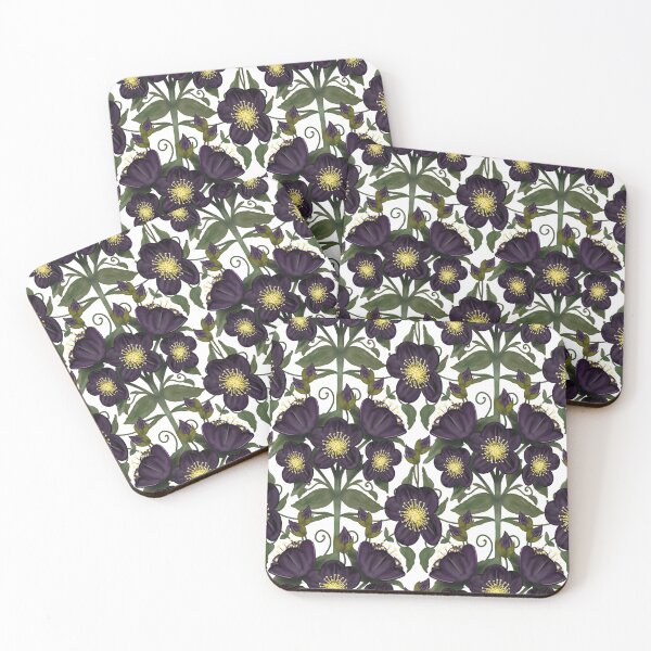 Item preview, Hellebore: Dark Garden  designed and sold by Jodi Mahaffey.