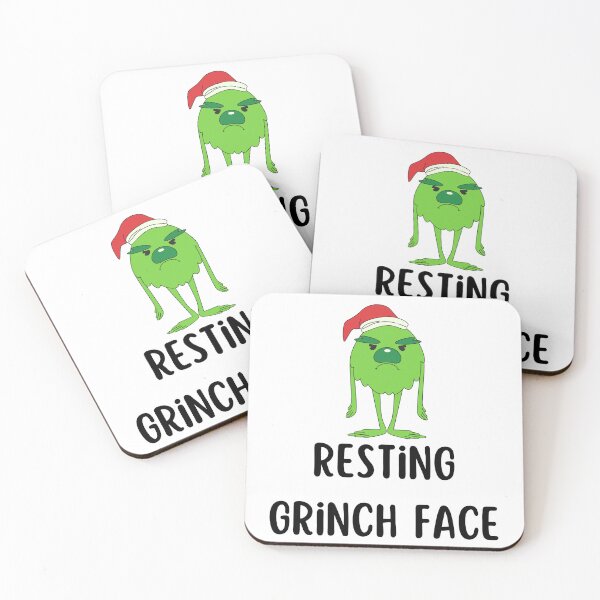 Item preview, Resting Grinch Face designed and sold by VasInd.