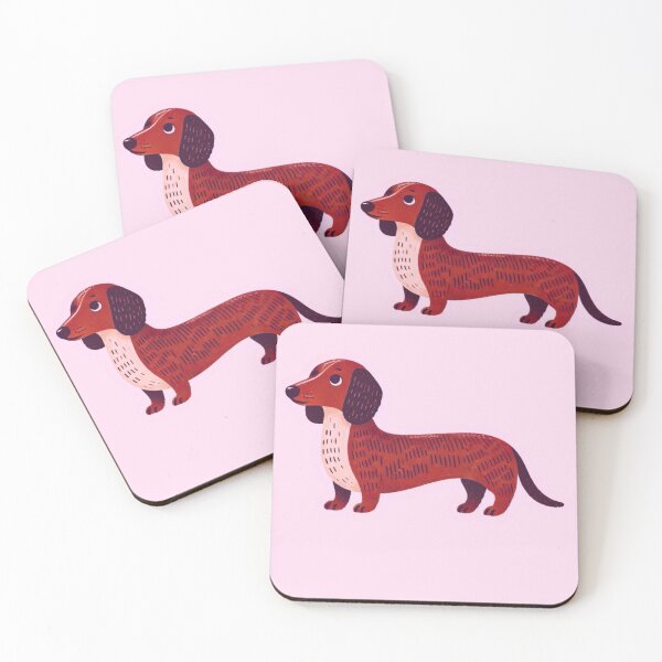 Item preview, Storybook style Dachshund  designed and sold by ColorfulMouse.