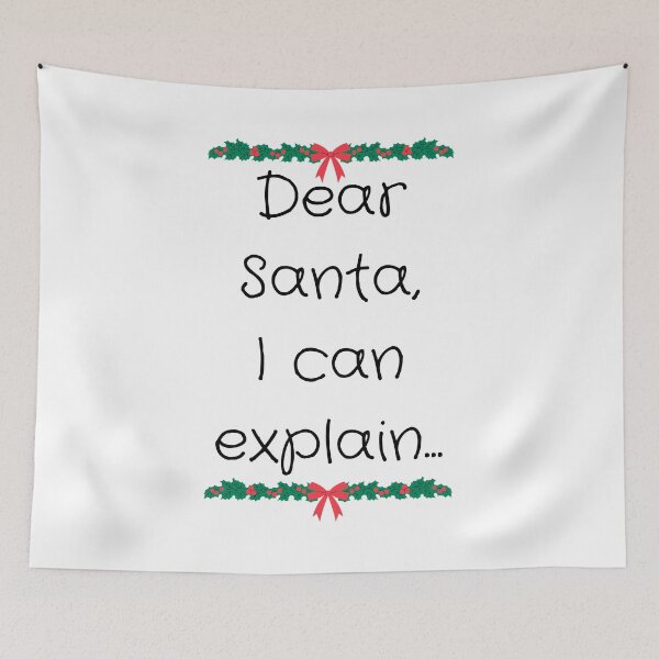Item preview, Dear Santa, I Can Explain designed and sold by VasInd.