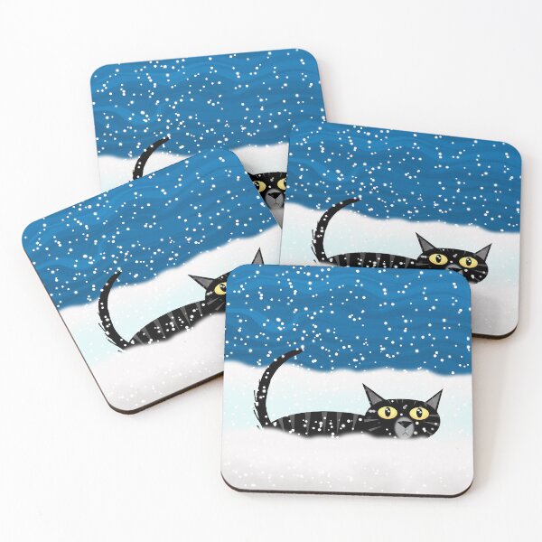 Item preview, Cat Stuck in Snow designed and sold by Andrew  Hitchen.