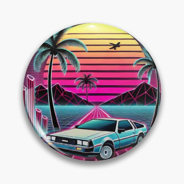 Item preview, Neon Night in a Retro Futuristic City designed and sold by Gagy25.