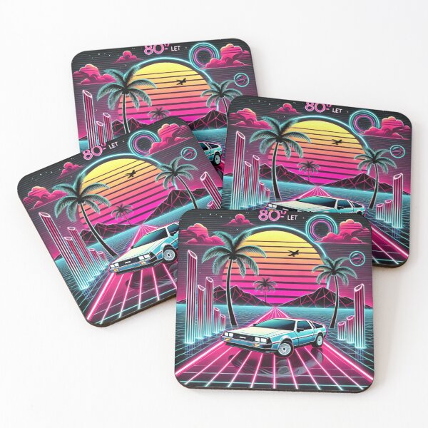 Item preview, Neon Night in a Retro Futuristic City designed and sold by Gagy25.
