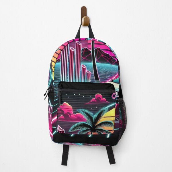 Item preview, Neon Night in a Retro Futuristic City designed and sold by Gagy25.