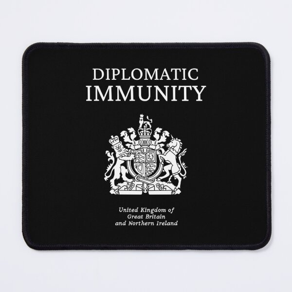 Item preview, United Kingdom Diplomatic Immunity, White designed and sold by UNK-Fatigues.