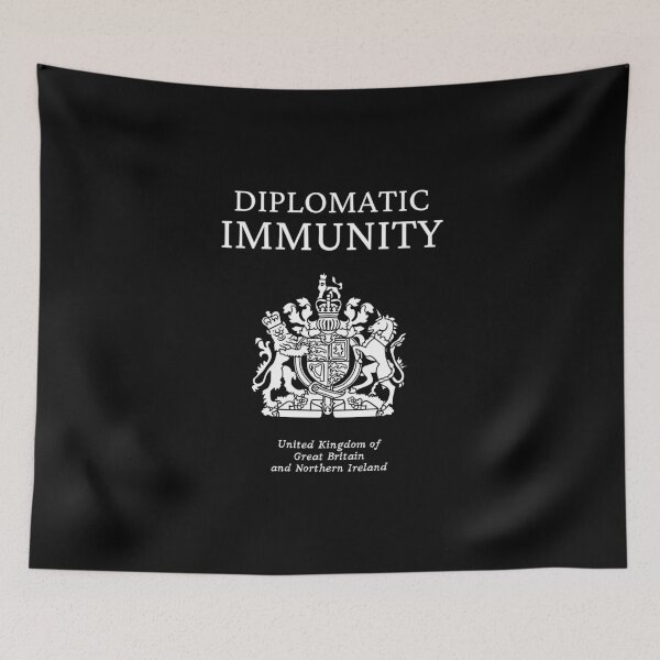 Item preview, United Kingdom Diplomatic Immunity, White designed and sold by UNK-Fatigues.