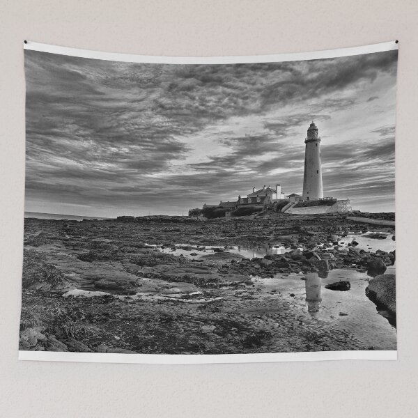 Item preview, St Marys Island - Monochrome designed and sold by Violaman.