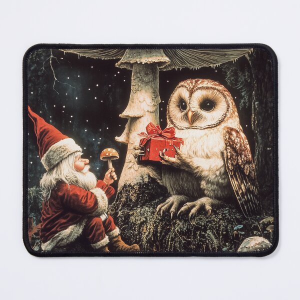 Item preview, Woodland Christmas: Gnome and Owl Exchange Gifts designed and sold by LonesomeKnight.