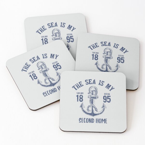 Item preview, The Sea is My Second Home | Nautical for Ocean, Lake & River designed and sold by JFFStore.