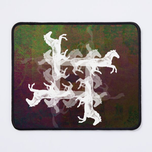 Item preview, White Horse designed and sold by MAMA LXXVIII: Art by Marsailhe Milward.