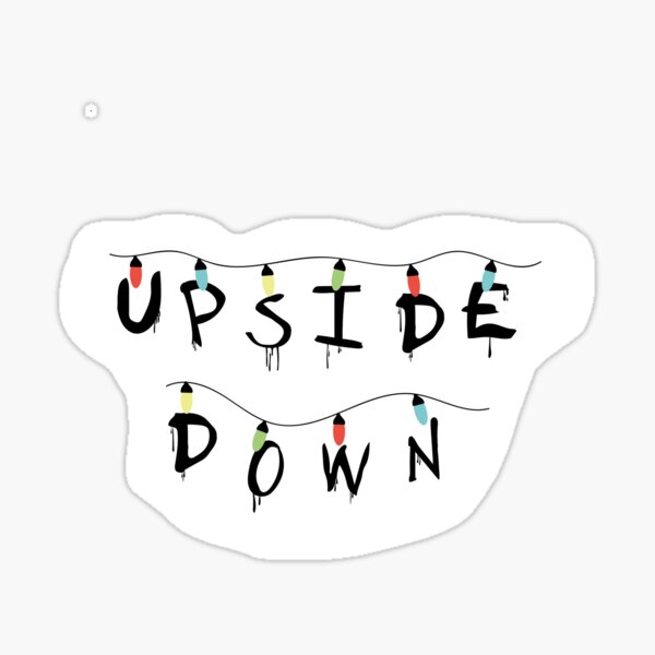 Item preview, UPSIDE DOWN _ STRANGER THINGS designed and sold by ONLINE DISTRICT.