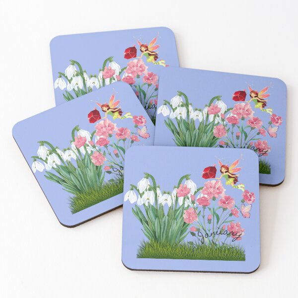 Item preview, January Birth Flowers and Stone designed and sold by Thanks2u2.