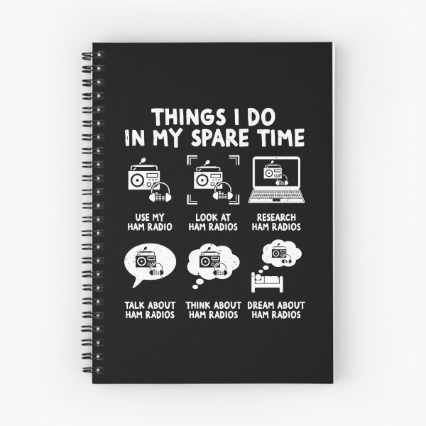 Item preview, Things I Do In My Spare Time Ham Radio Operator designed and sold by GrahamEllis.