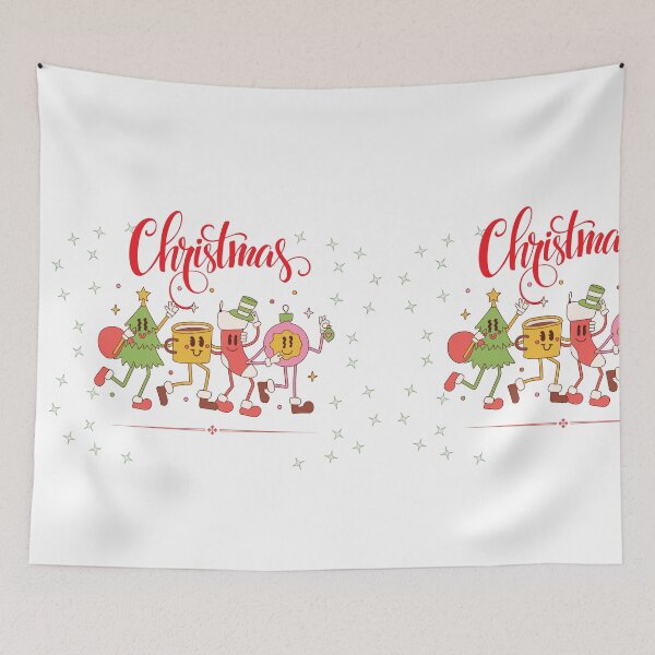 Item preview, Festive Christmas Cheer - Cute Holiday Characters Illustration designed and sold by alkareem-ca.