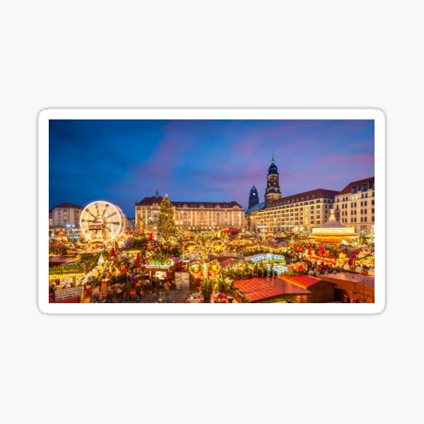 Artikel-Vorschau von Weihnachtsmarkt in Dresden, Deutschland, designt und verkauft von Mapics.