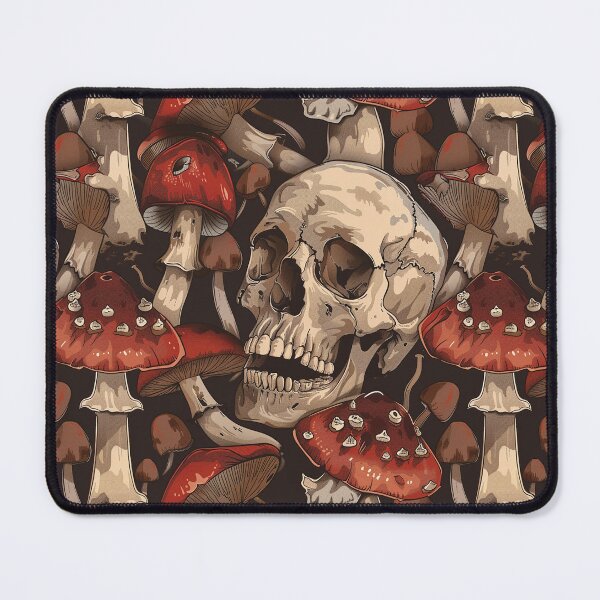 Item preview, The Skull among the mushrooms designed and sold by Disney1955Fan.