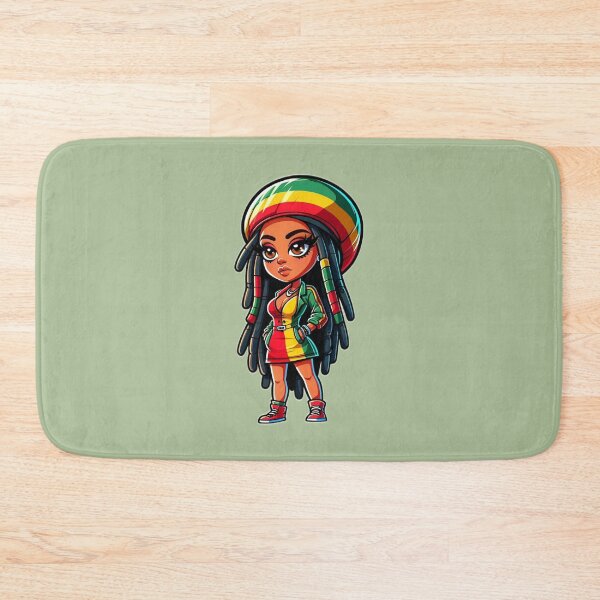 Item preview, Rasta girl designed and sold by DIB Designs – Express Your Style.
