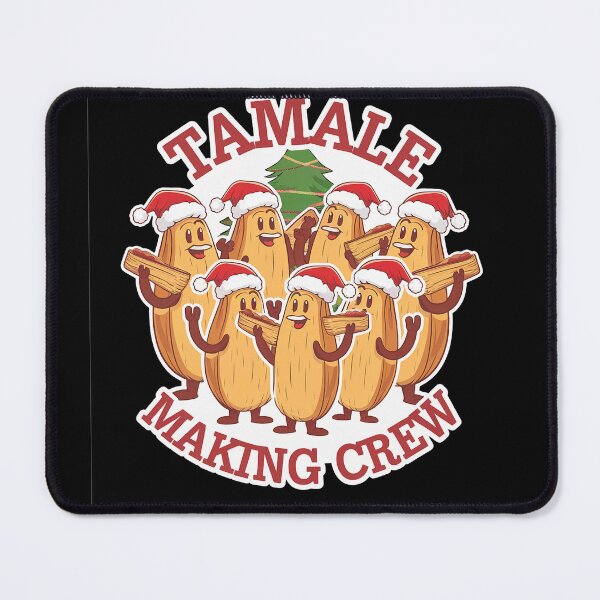 Item preview, Tamale Making Crew Tamale Season Funny Mexican Christmas T-Shirt designed and sold by RedCircleArt.