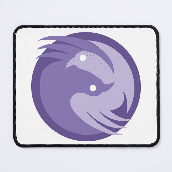 Item preview, Two birds hugging in this fun optical illusion designed and sold by shopdiego.