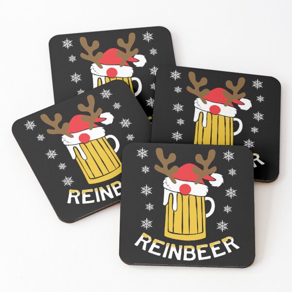 Item preview, Ho Ho Ho Christmas Reindeer Deer Beer Santa Claus Reinbeer designed and sold by Trenddesigns24.