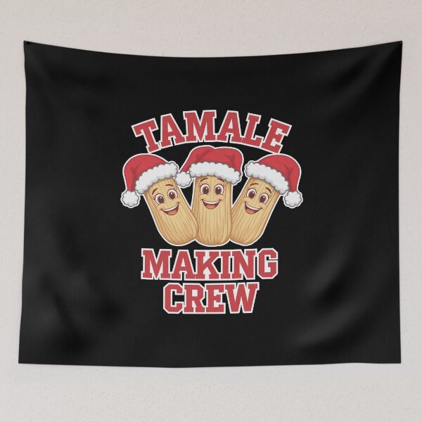 Item preview, Tamale Making Crew Tamale Season Funny Mexican Christmas T-Shirt  designed and sold by RedCircleArt.