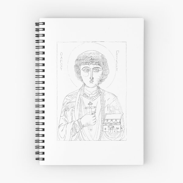 Item preview, St Panteleimon The Healer designed and sold by Invisigoth's Illustrations.