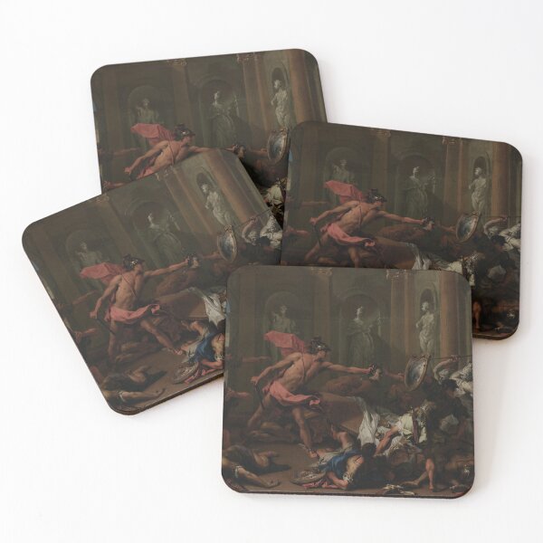Item preview, Perseus Confronting Phineus with the Head of Medusa by Sebastiano Ricci designed and sold by My Artprintz.