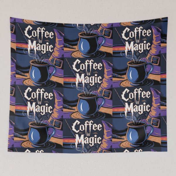 Item preview, Coffee Is Magic, Coffee Addicts and Pagan theme. designed and sold by Shabby Script Archive | Digital Designer .