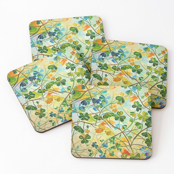 Item preview, Abstract Clover Field - Bloom and Dream Collection Colorful Art designed and sold by Desireehaz.