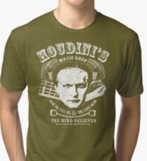 Houdini's Magic Shop (White) Tri-blend T-Shirt