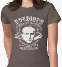 Houdini's Magic Shop (White) Women's Fitted T-Shirt
