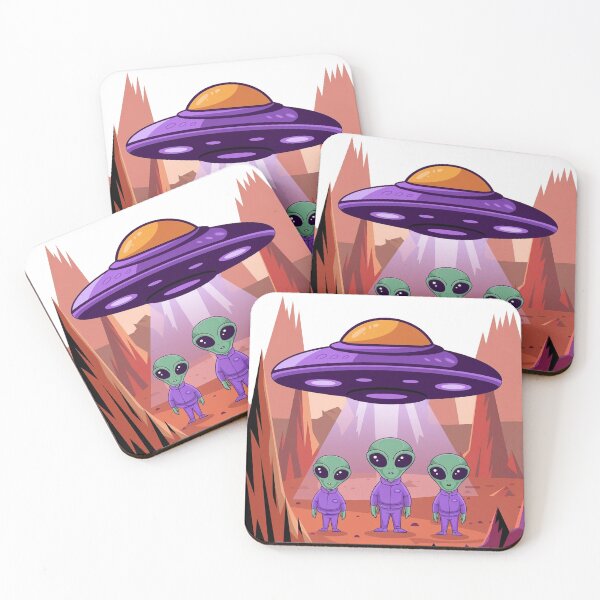 Item preview, UFO alien friends designed and sold by alekachi.