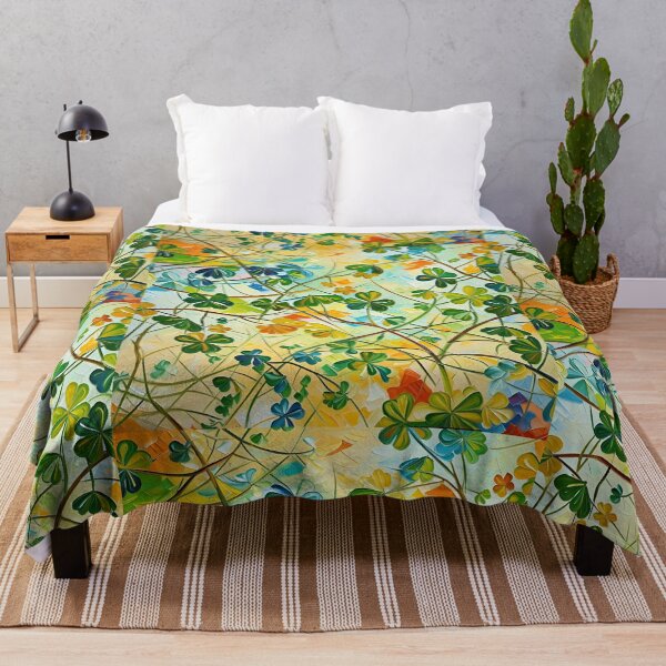 Item preview, Abstract Clover Field - Bloom and Dream Collection Colorful Art designed and sold by Desireehaz.