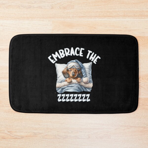 Item preview, Embrace the ZZZZ cute sleeping Dachshund designed and sold by Endo Designs - cause Love and Life matters.