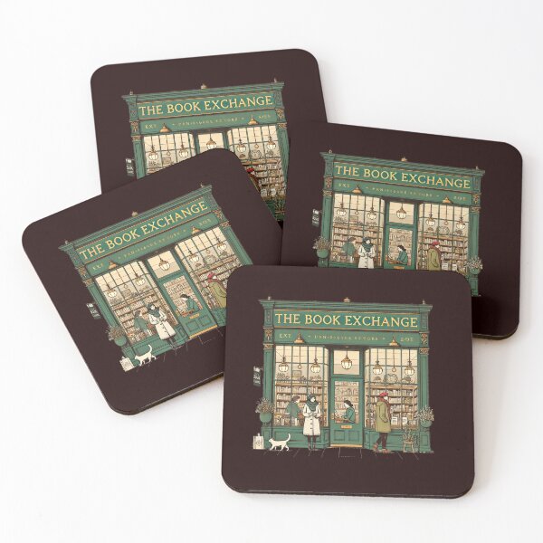 Item preview, The Book Exchange Cozy Corner designed and sold by OldSchoolRetro.