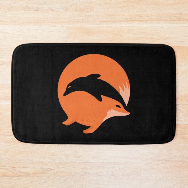 Item preview, Fox or Dolphin in this fun optical illusion designed and sold by shopdiego.