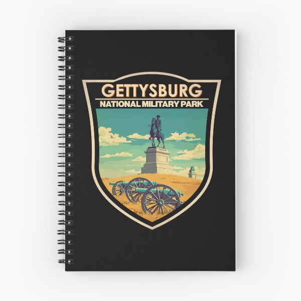 Item preview, Gettysburg National Military Park Illustration Travel Art Badge designed and sold by KrisSidDesigns.
