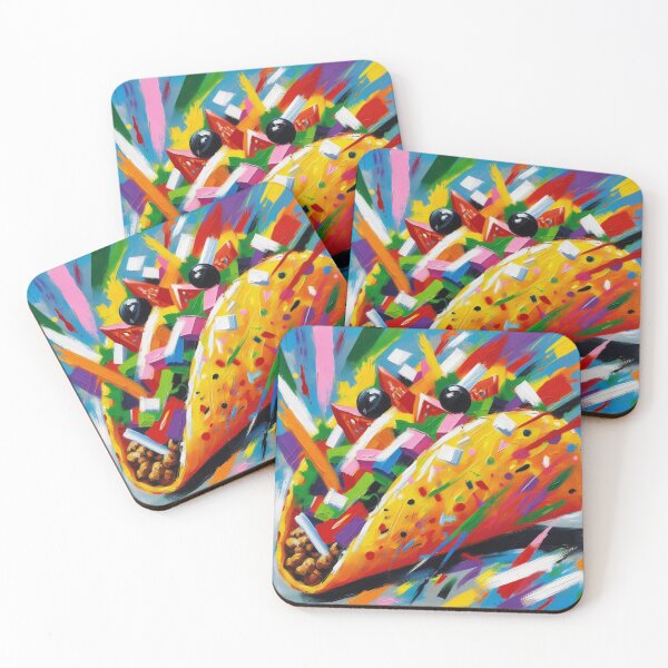 Item preview, Neo-expressionist Taco designed and sold by di·chot·o·my.