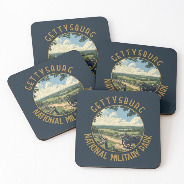 Item preview, Gettysburg National Military Park Retro Distressed Circle designed and sold by KrisSidDesigns.