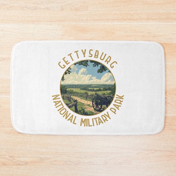 Item preview, Gettysburg National Military Park Retro Distressed Circle designed and sold by KrisSidDesigns.