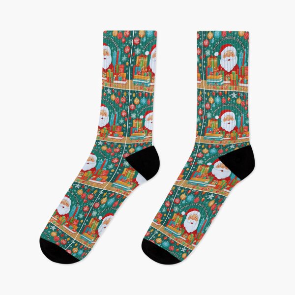 Item preview, Santa's Favorite Teacher designed and sold by FitEnvy.