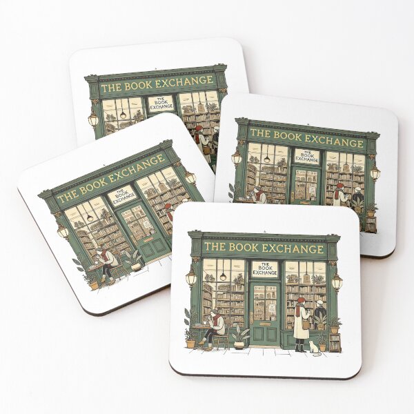 Item preview, Classic Book Exchange Shopfront designed and sold by OldSchoolRetro.