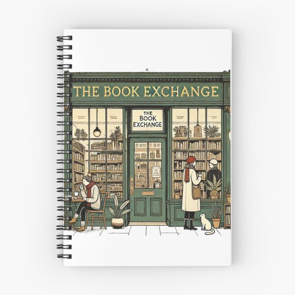 Item preview, Classic Book Exchange Shopfront designed and sold by OldSchoolRetro.