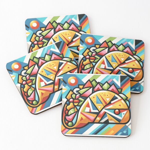 Item preview, Cubist Taco designed and sold by di·chot·o·my.