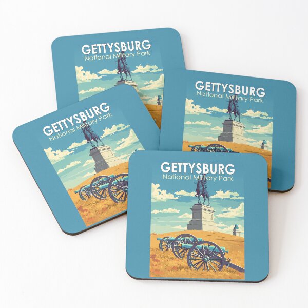 Item preview, Gettysburg National Military Park Travel Art Vintage designed and sold by KrisSidDesigns.
