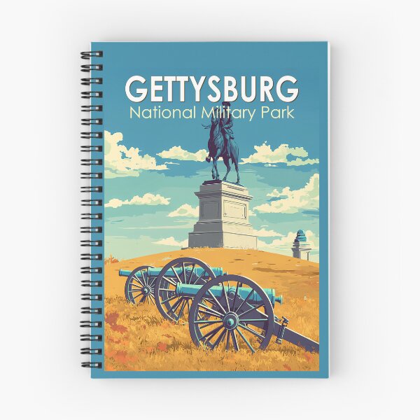 Item preview, Gettysburg National Military Park Travel Art Vintage designed and sold by KrisSidDesigns.