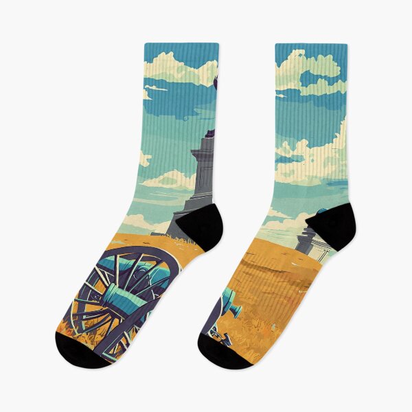 Item preview, Gettysburg National Military Park Travel Art Vintage designed and sold by KrisSidDesigns.