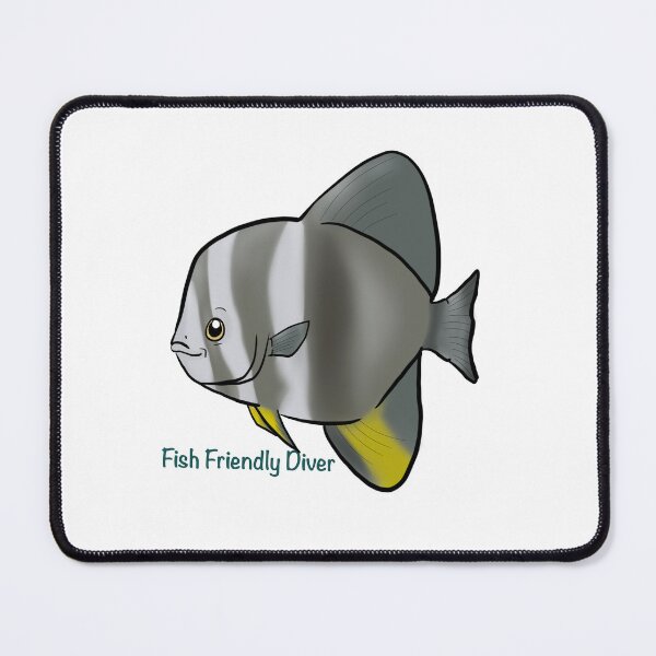 Item preview, Fish Friendly Diver - Batfish designed and sold by BonnethedStudio.
